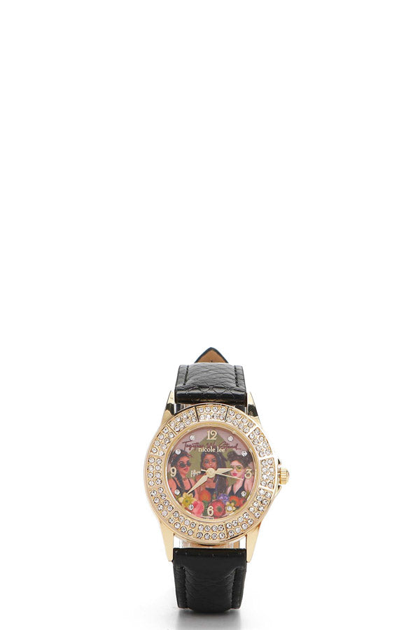 RELOJ CLÁSICO DIAMANTE DOBLE