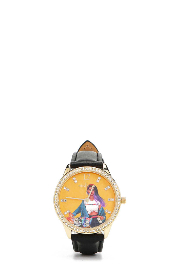 RELOJ CLÁSICO DIAMANTE