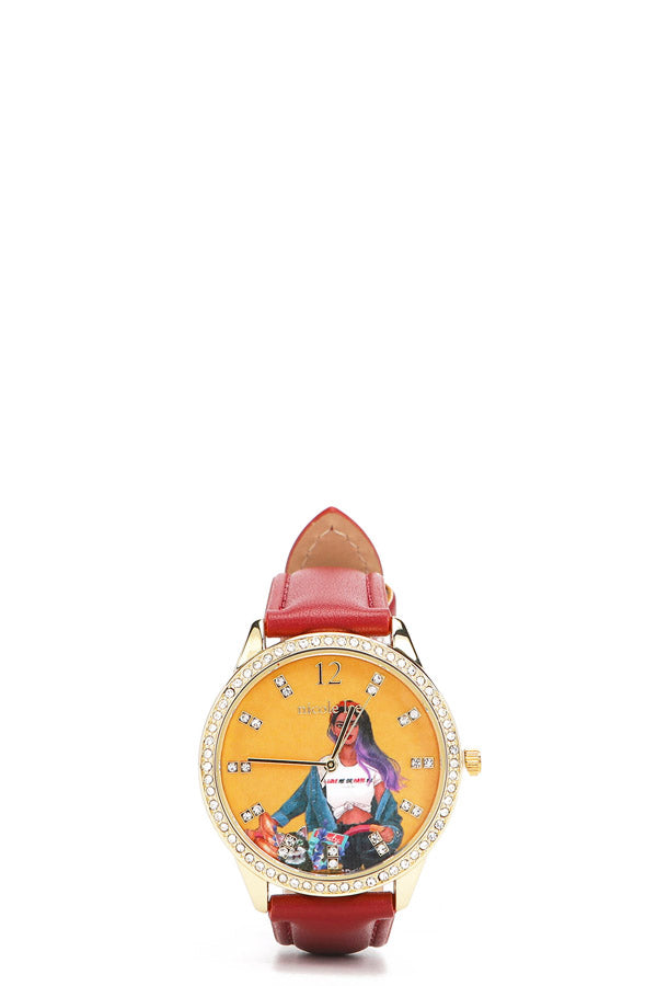 RELOJ CLÁSICO DIAMANTE