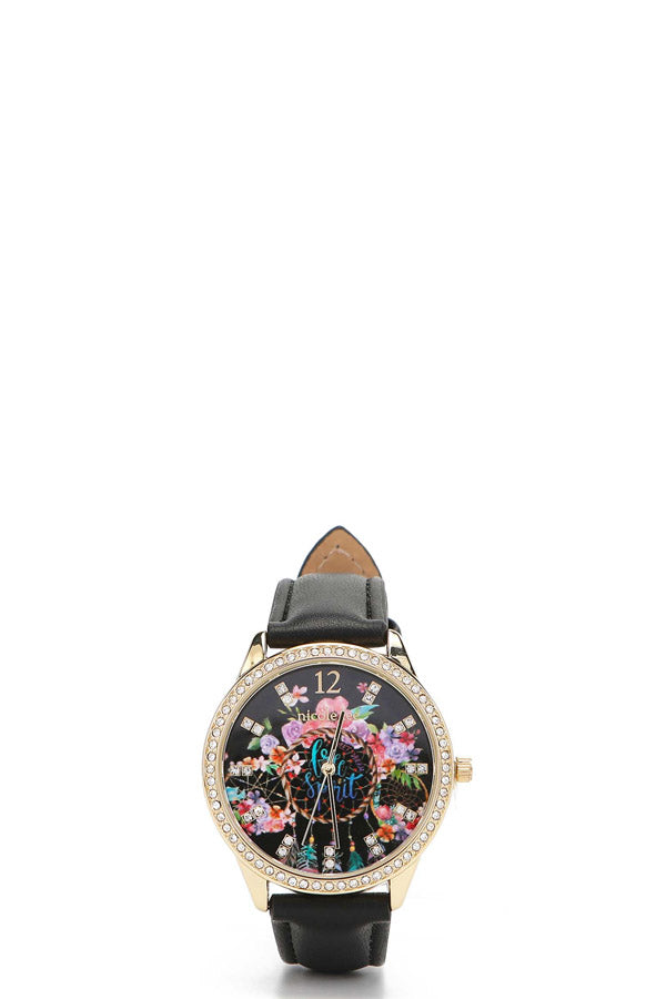 Classic diamond watch