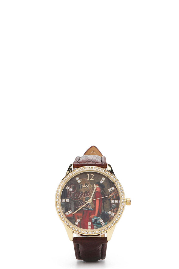 Classic diamond watch